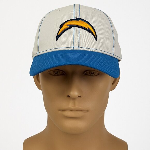 Reebok NFL San Diego Chargers Hat – White Blue Stitching – Lightning Bolt Logo – - Picture 10 of 10